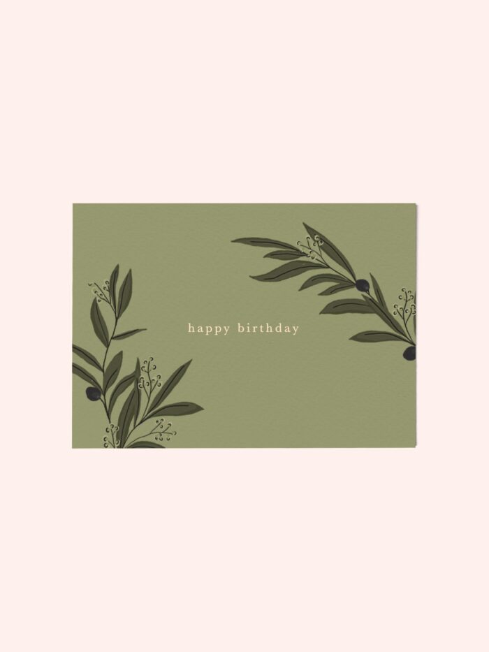 Happy birthday (pliée)