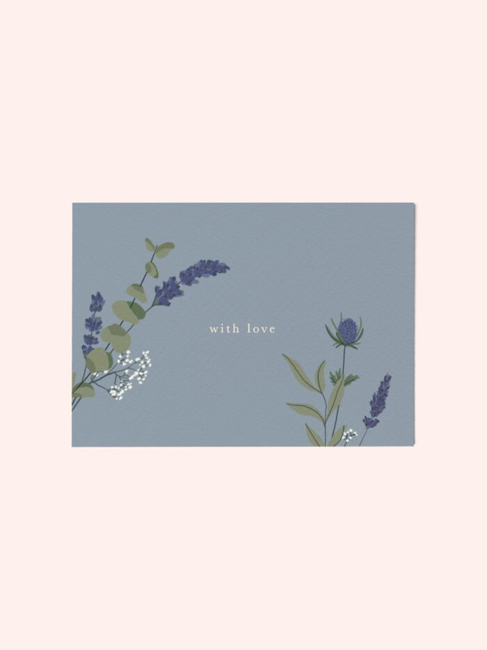With love (pliée)