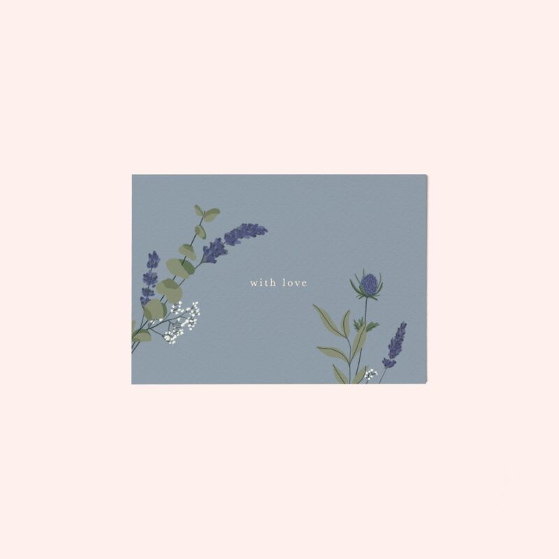 With love (pliée)
